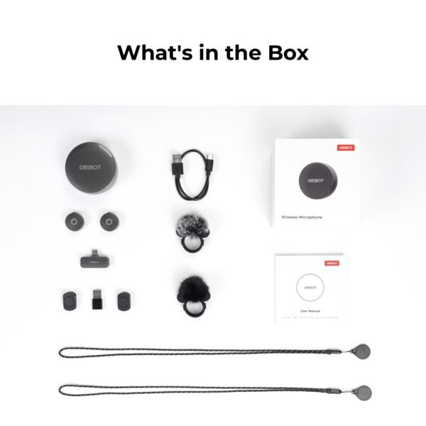 ⁦OBSBOT Vox Wireless Live Streaming Microphone⁩ - الصورة ⁦10⁩