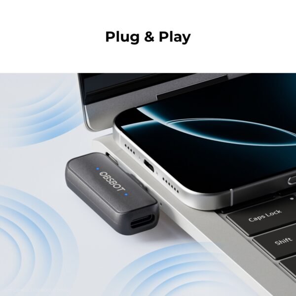 ⁦OBSBOT Vox Wireless Live Streaming Microphone⁩ - الصورة ⁦9⁩