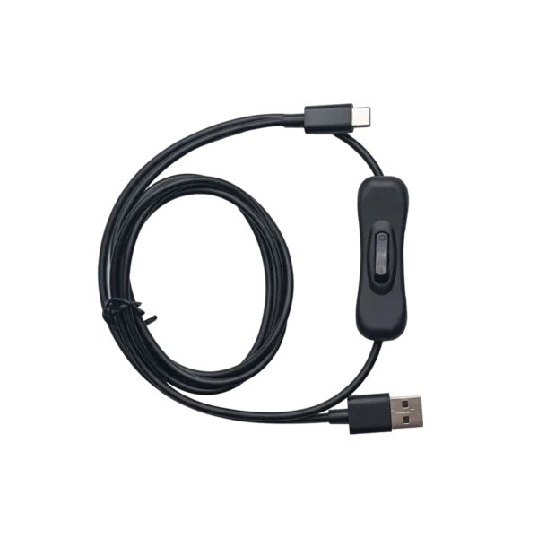 ⁦USB-A to USB-C Data Power Cable with ON/OFF Switch⁩ - الصورة ⁦2⁩