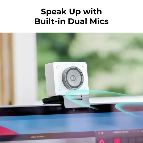 ⁦Meet 2 AI-Powered 4K Webcam⁩ - الصورة ⁦11⁩